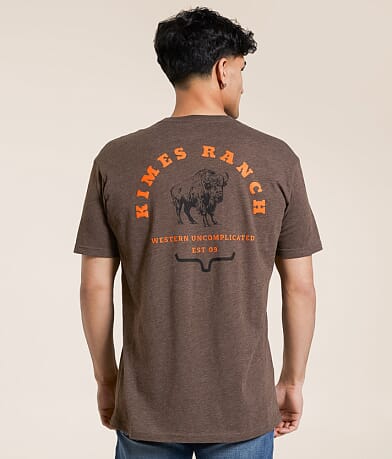 Kimes Ranch American Bison T-Shirt front view