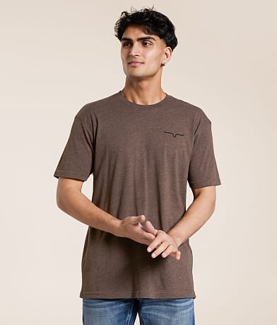 Kimes Ranch American Bison T-Shirt - Men's T-Shirts in Dark Chocolate ...