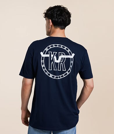 Kimes Ranch Metal Badge T-Shirt front view