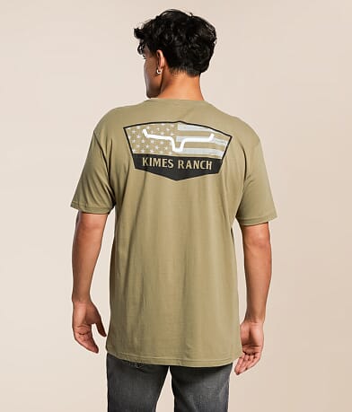Kimes Ranch Stars Stripes T-Shirt front view