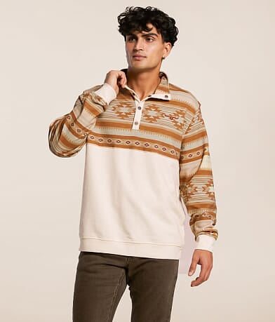 Kimes Ranch Tack Southwestern Quarter Snap Pullover front view
