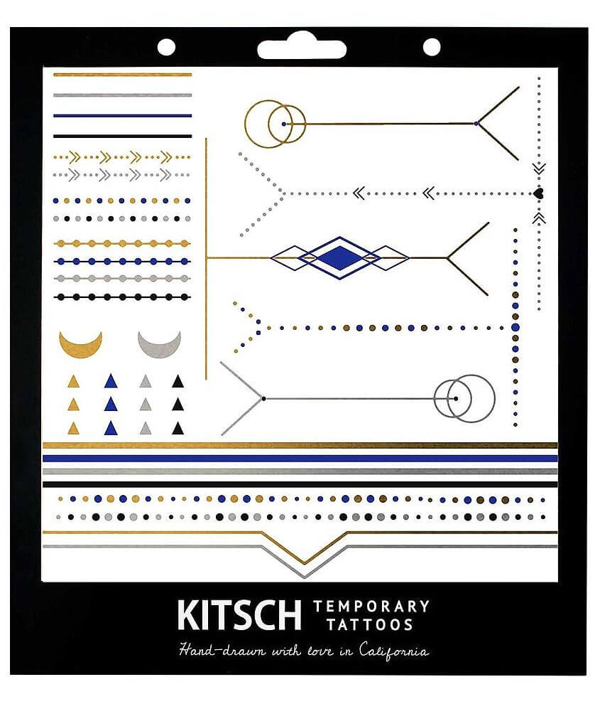 Kitsch Metallic Tattoo Set front view