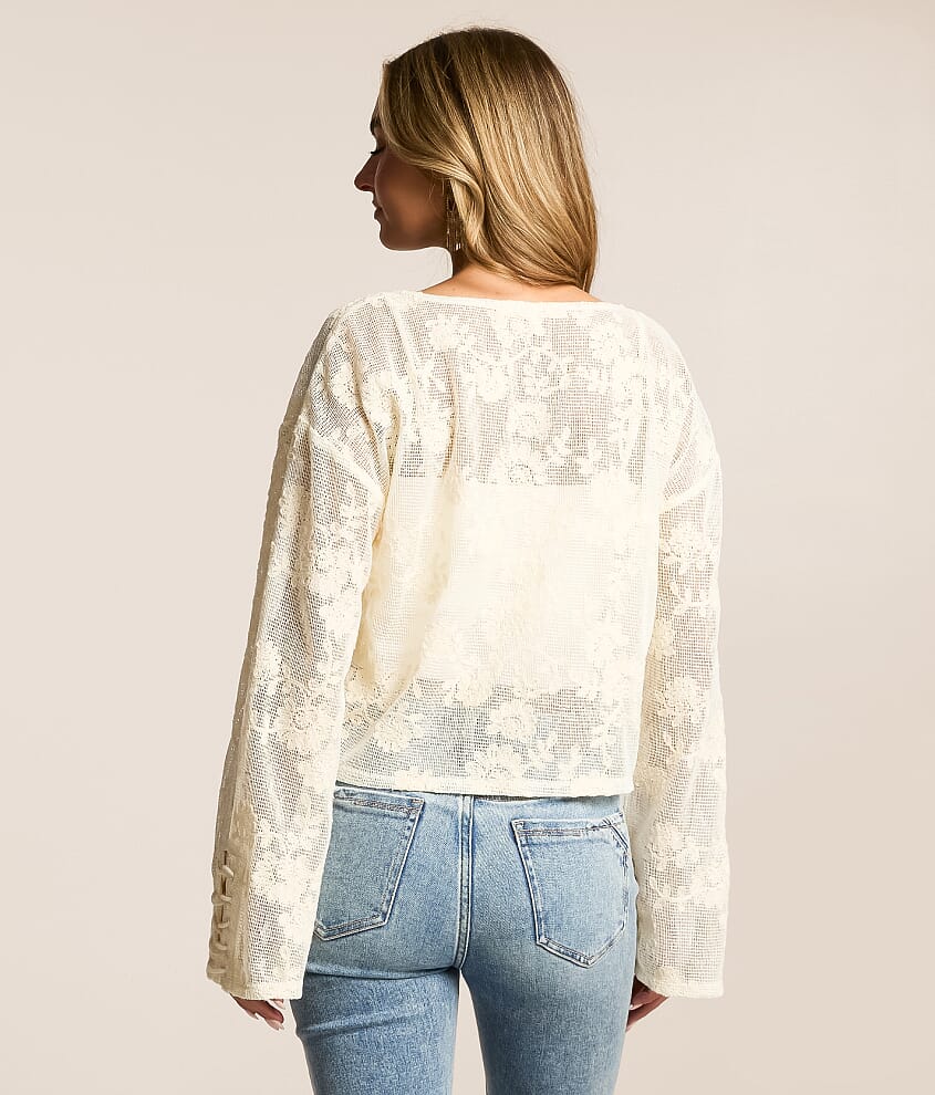 Floral Crochet Top - thumbnail 2