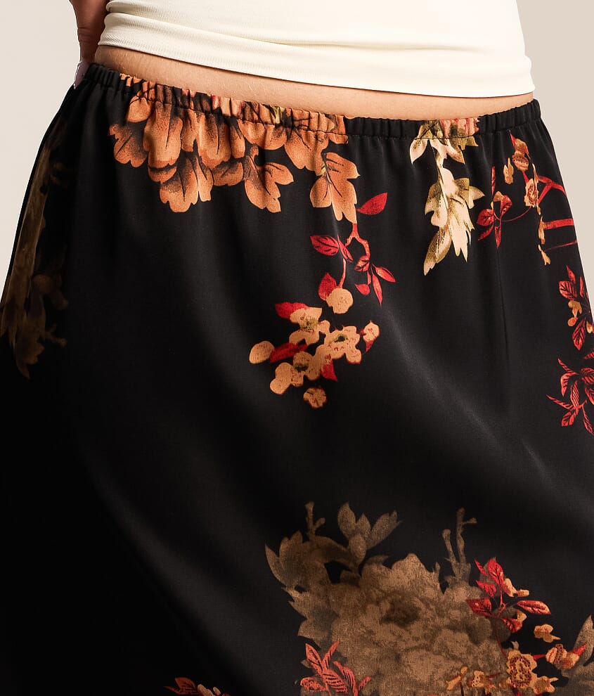 Floral Lace Maxi Skirt
