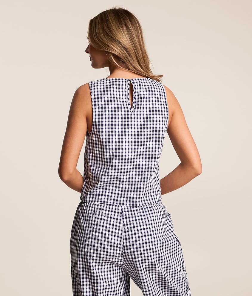 Gingham Tank Top