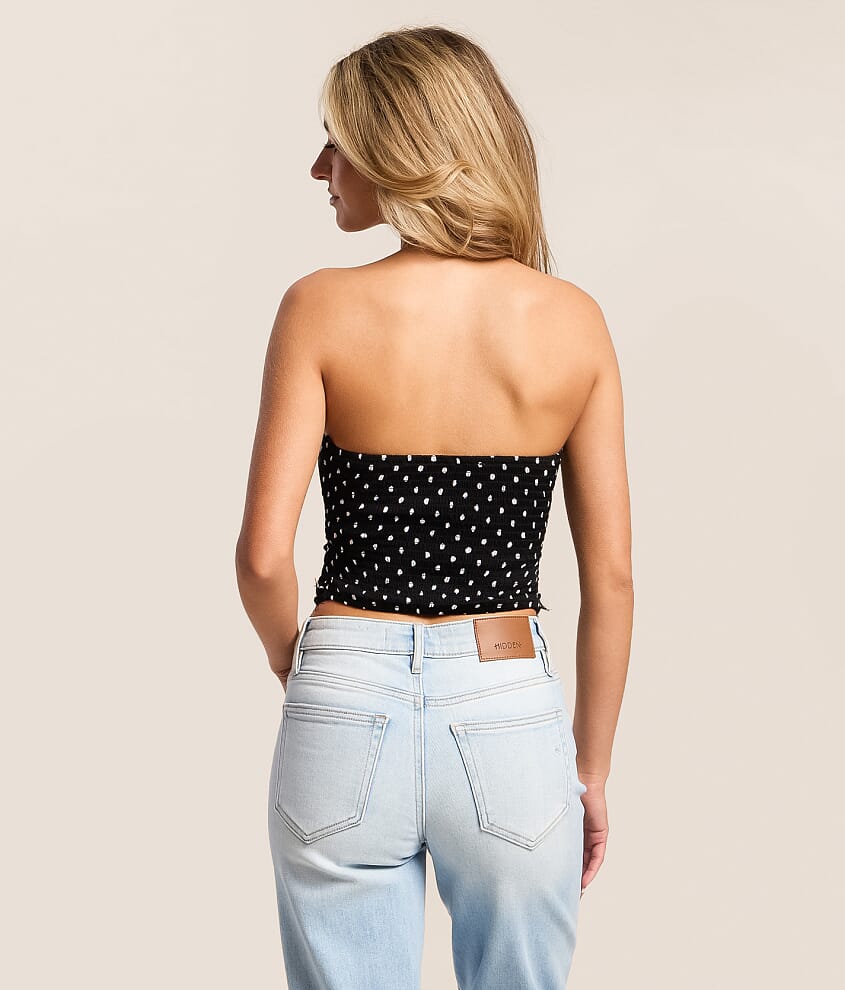 Polka Dot Hanky Tube Top