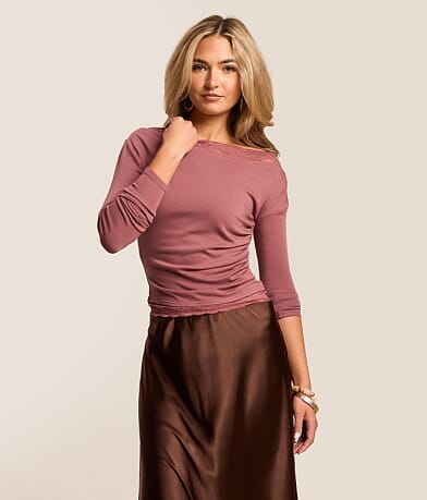 Lace Trim Top thumbnail 2