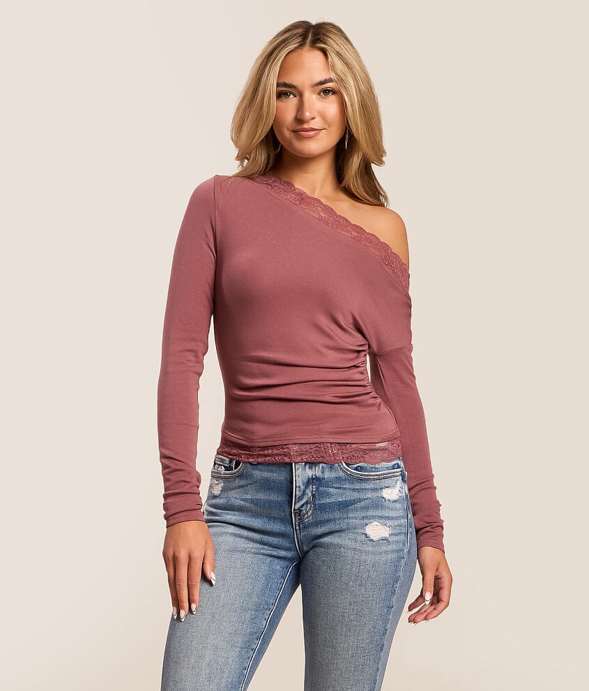 Lace Trim Top - thumbnail 3