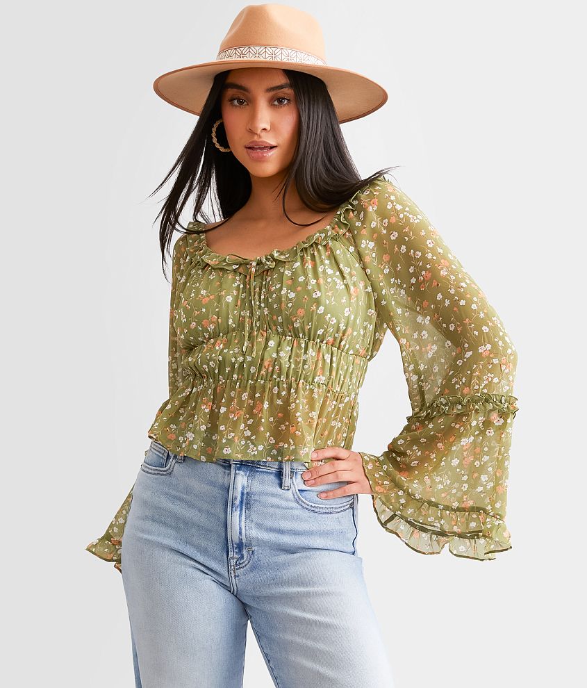 Willow & Root Floral Ruffle Top | Mall of America®