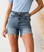 Willow & Root The Mom Short - Women's Shorts in Marigold
