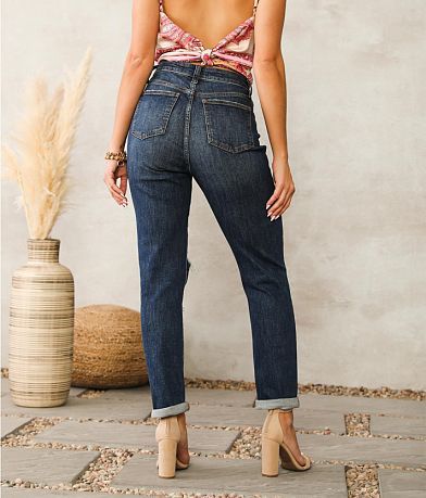Willow &amp; Root The Curvy Mom Jean back view