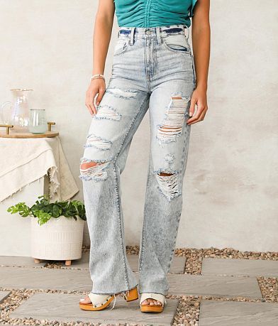 Willow & Root The Vintage Wide Leg Jean front view