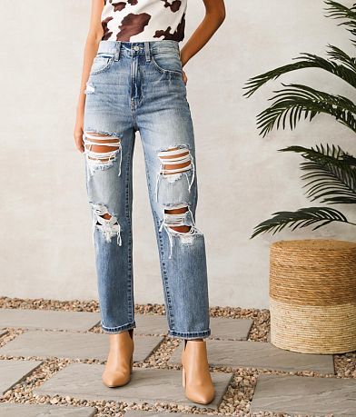 Willow & Root The Vintage Dad Jean front view