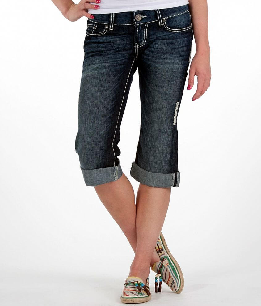 BKE Starlite Stretch Cropped Jean front view