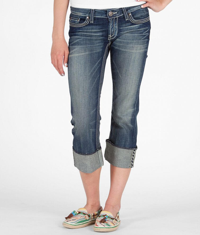 BKE Starlite Stretch Cropped Jean front view