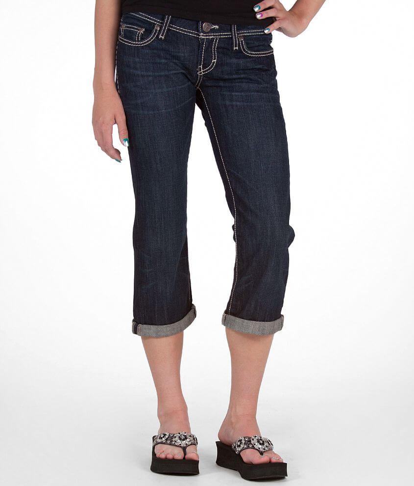 BKE Starlite Stretch Cropped Jean front view