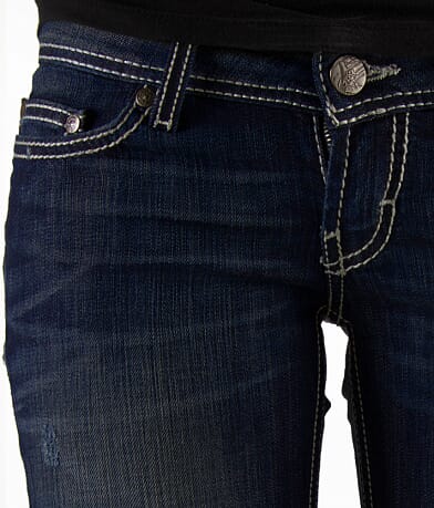 BKE Stella Boot Stretch Jean front pocket view