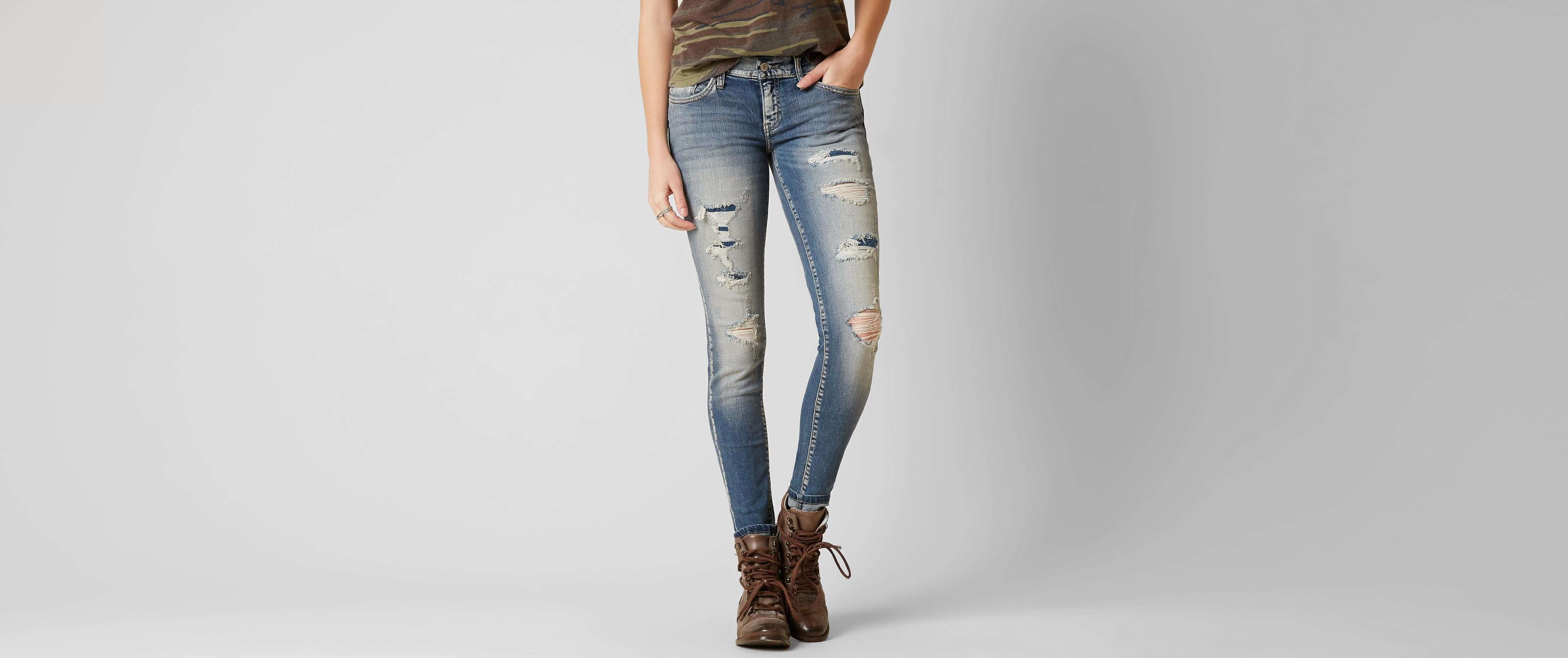 stretchy low rise jeans