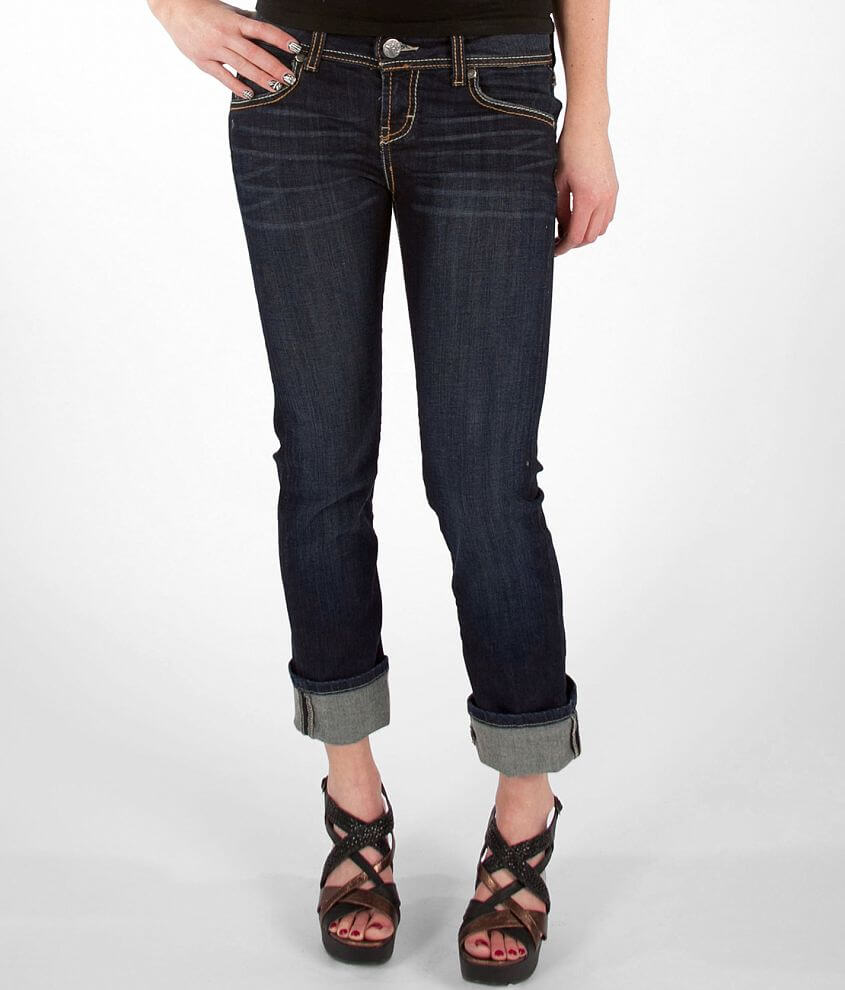 BKE Addison Stretch Cropped Jean front view