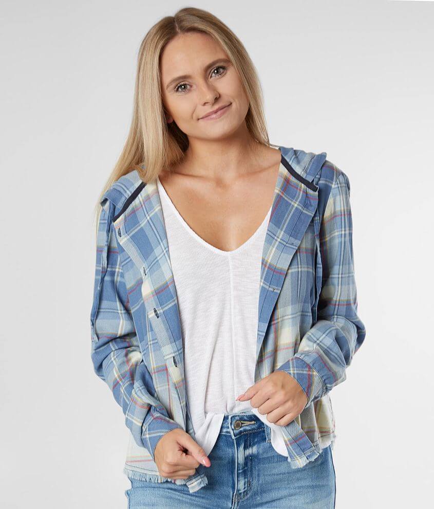 Hooded Flannel Shirt