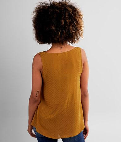 Willow &amp; Root Scalloped Tank Top BACK