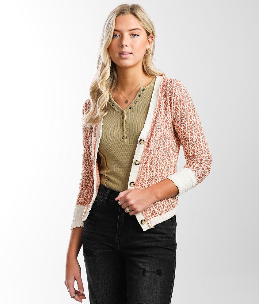 Buckle sale front cardigan