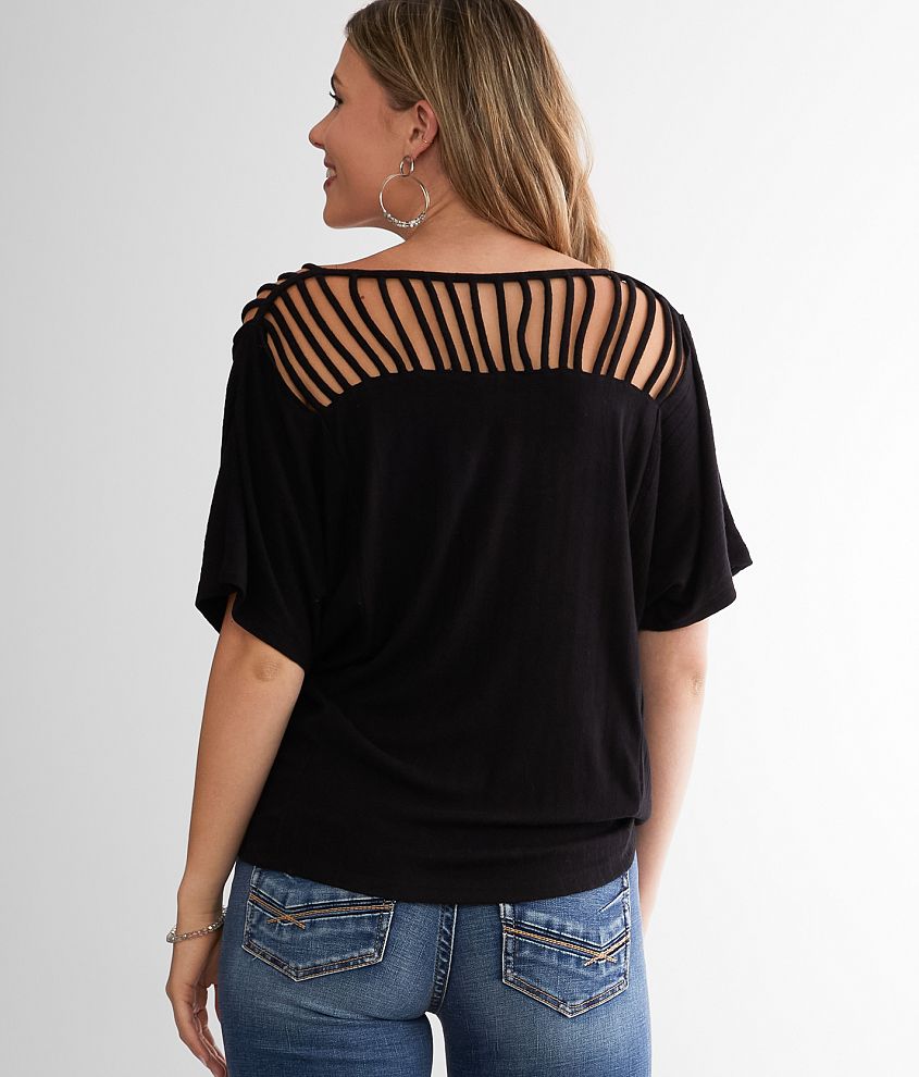 Daytrip Strappy Surplice Top front view