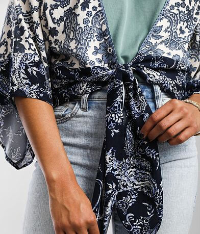 Daytrip Front Tie Kimono misc detail 1 view