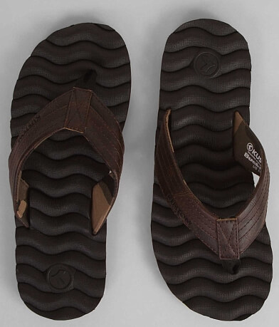 buckle kustom flip flops