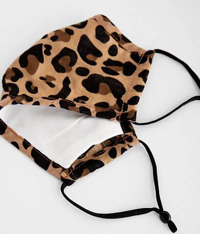 Leopard Print Face Mask misc detail 1 view