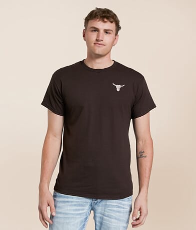 Riot Society Bull Skull T-Shirt front view