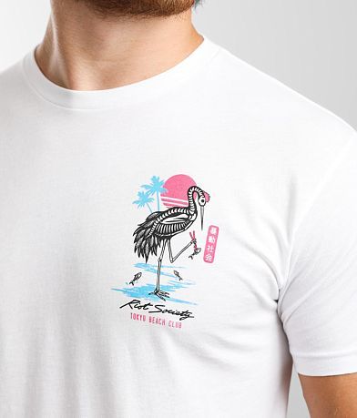Riot Society Crane Skeleton T-Shirt misc detail 1 view