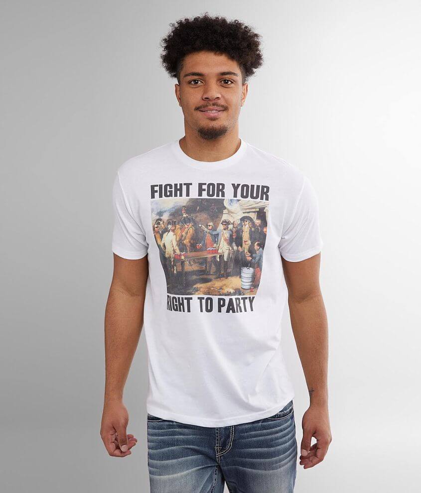 Riot Society Fight For Your Right To Party T-Shirt front view