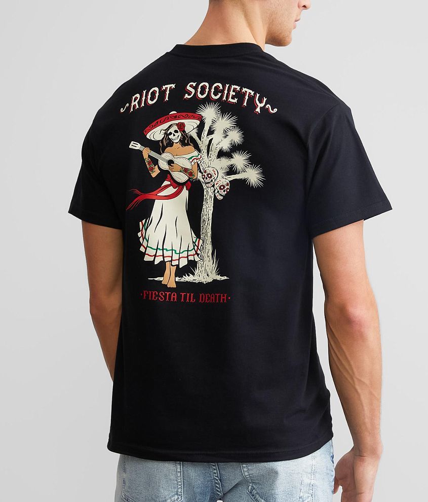 Riot Society Fiesta Til Death T-Shirt front view