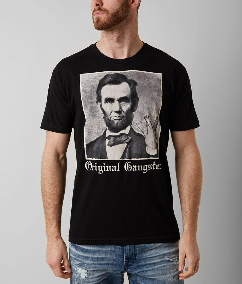 Riot Society Original Gangster Abe T-Shirt front view