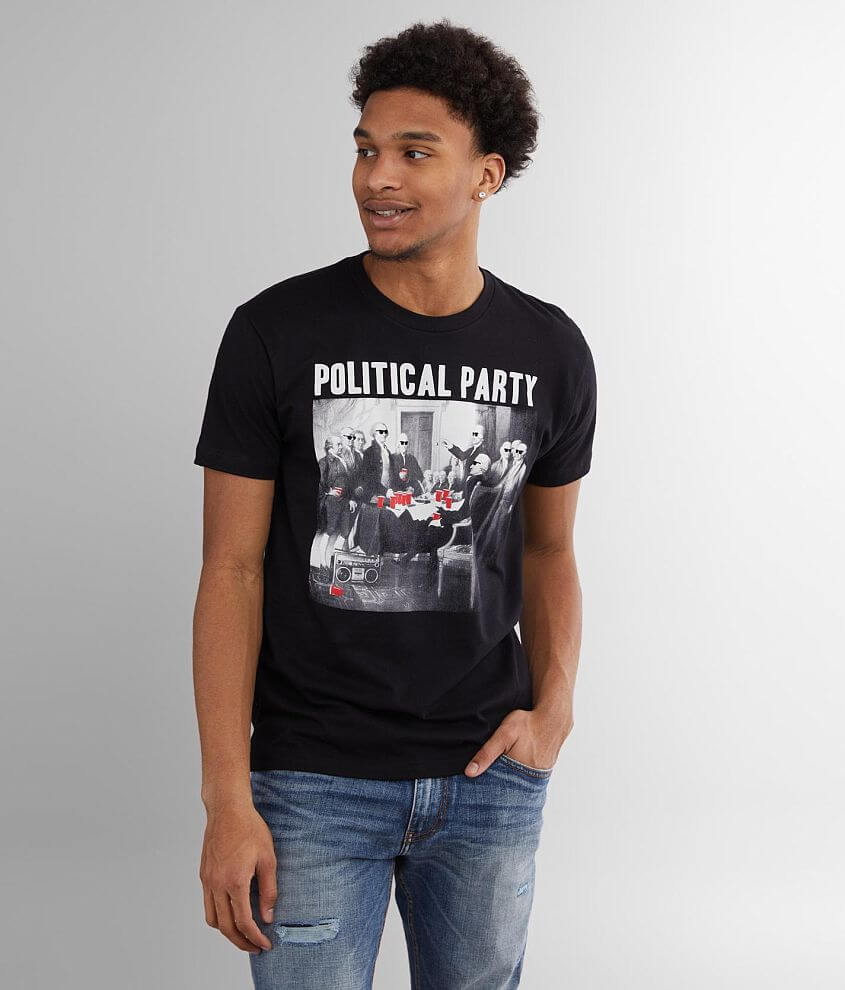 Political Party T-Shirt - Men's T-Shirts in Black | Buckle