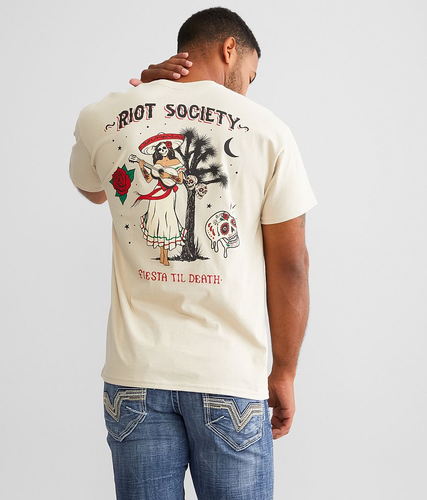 Riot Society Fiesta Til Death T-Shirt front view