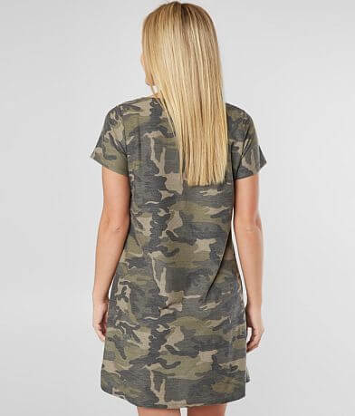 Daytrip Casual Camo Dress back view