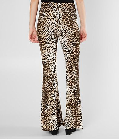 Daytrip Leopard Print Flare Pant back view