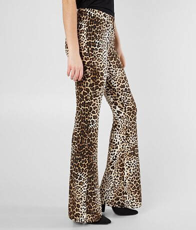 Daytrip Leopard Print Flare Pant full right side view