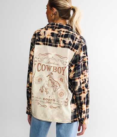 La La Land Cowboy Flannel Shirt BACK