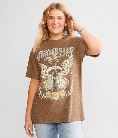 La La Land Charleston Live Music T-Shirt FULL_LEFT_SIDE