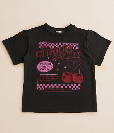 Modish Rebel Girls - Cherry Sweet T-Shirt front view