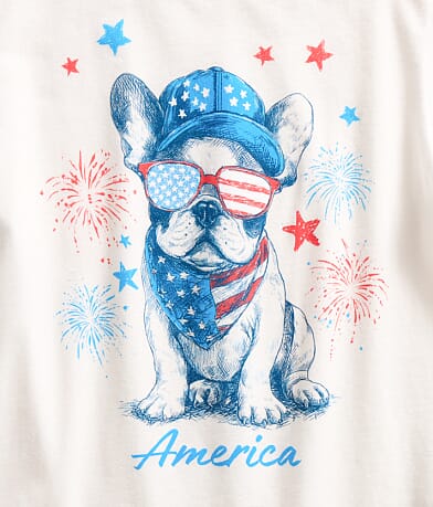 Girls - Red White & Woof T-Shirt thumbnail 3