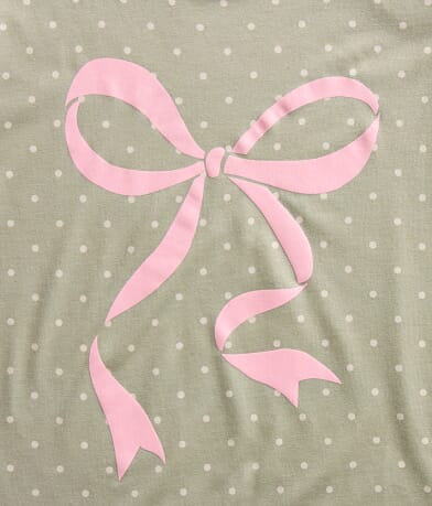 Girls - Polka Dot Bow T-Shirt thumbnail 3