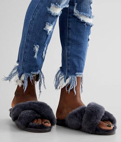 Lamo&#174; Criss Cross Sheepskin Slipper MISC_DETAIL_4