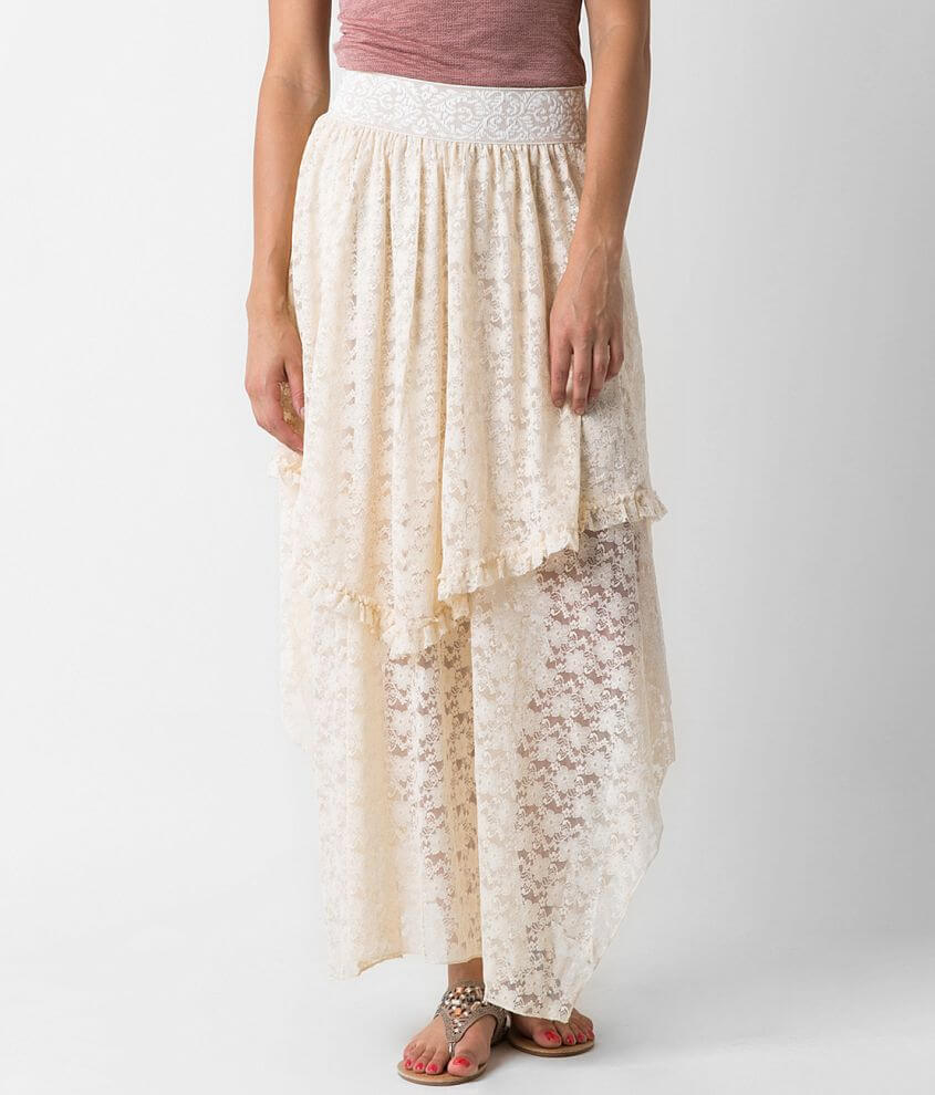 Soieblu Lace Maxi Skirt front view