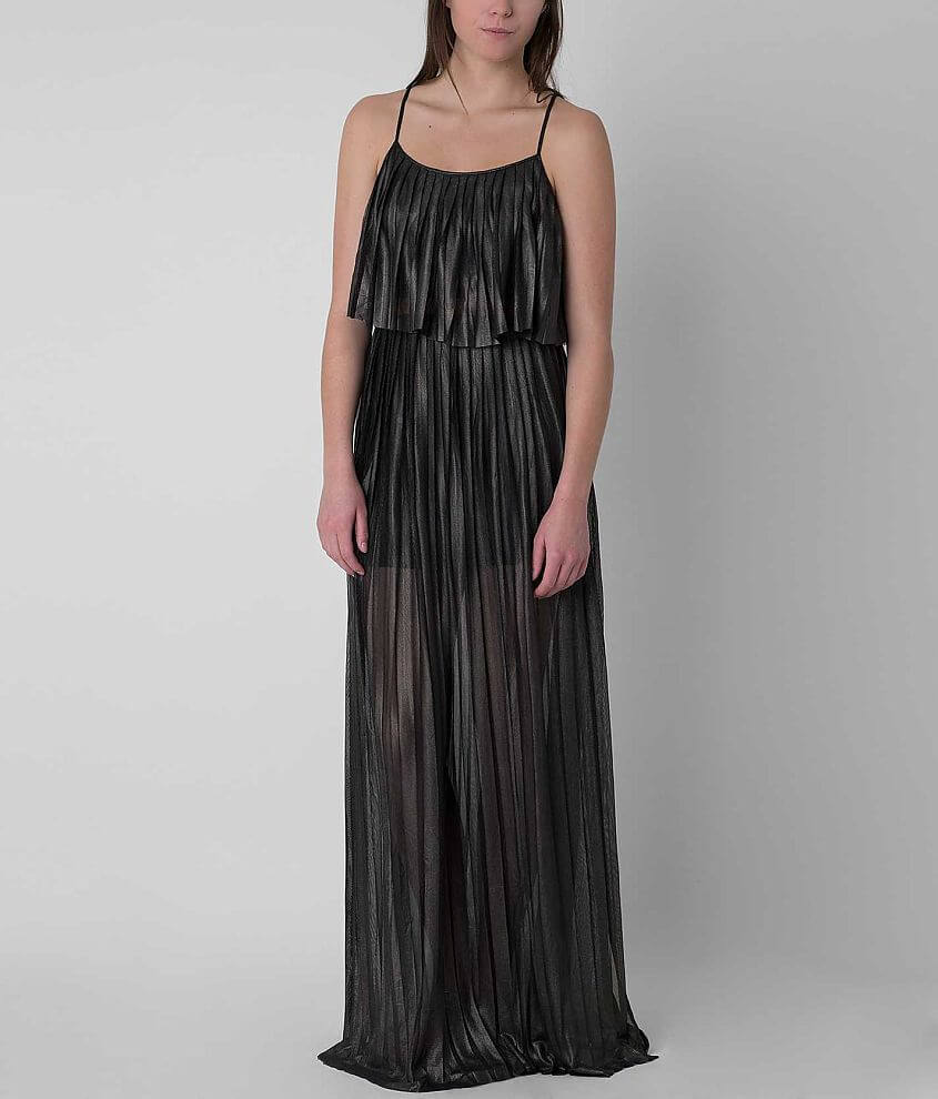 Soieblu Pleated Maxi Dress front view