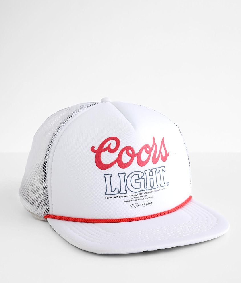 white lit hat