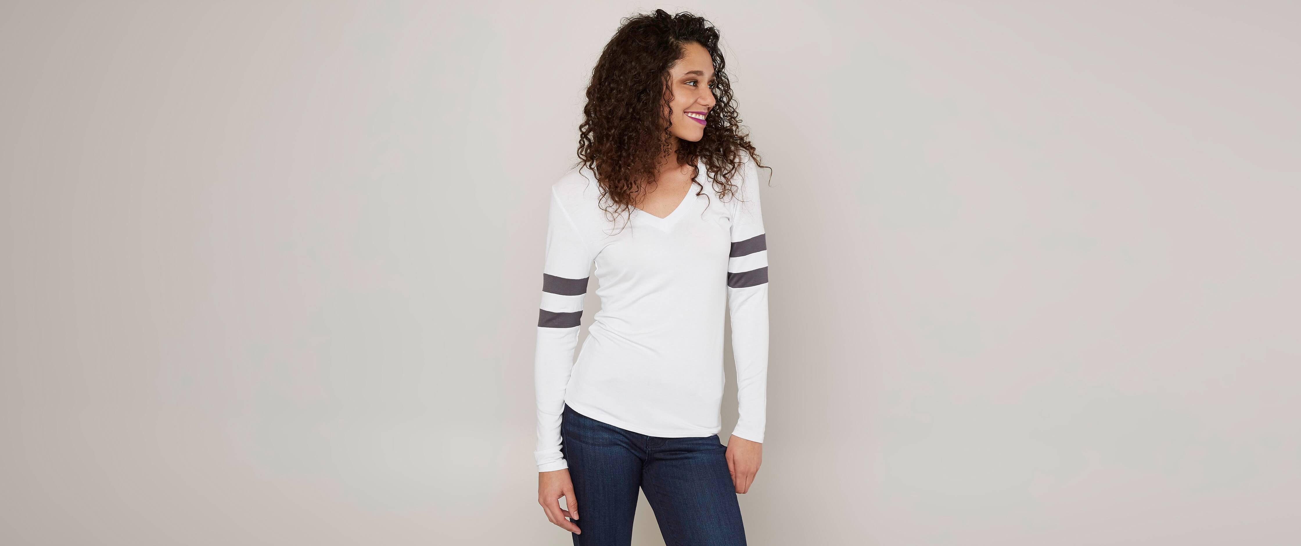 Image of FITZ + EDDI Striped T-Shirt